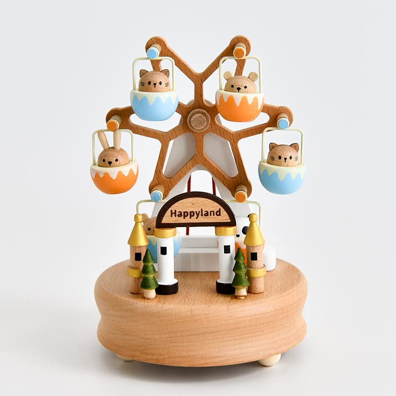 Woodylands Music Box. Kitty Cat & Friends Ferris Wheel. Love