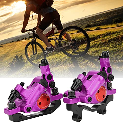 Naroote Juego de Frenos de Disco Hidráulicos para Bicicleta, Aleación de Aluminio Duradera, Delantero y Trasero para Bicicleta de Montaña y Carretera, Freno Bidireccional de Pistón Hidráulico para