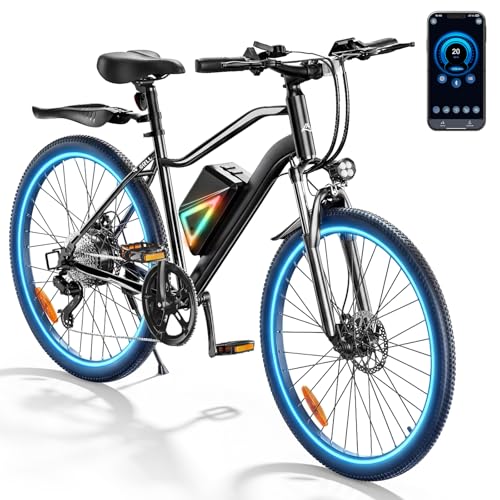 Electric Bike, 1000W/750W Motor, 20MPH, 70-55 Miles, 26" Tires, APP image 4