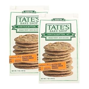 Tate’s Bake Shop Gluten Free Cookies Ginger Zinger — 7 oz – 2 pc