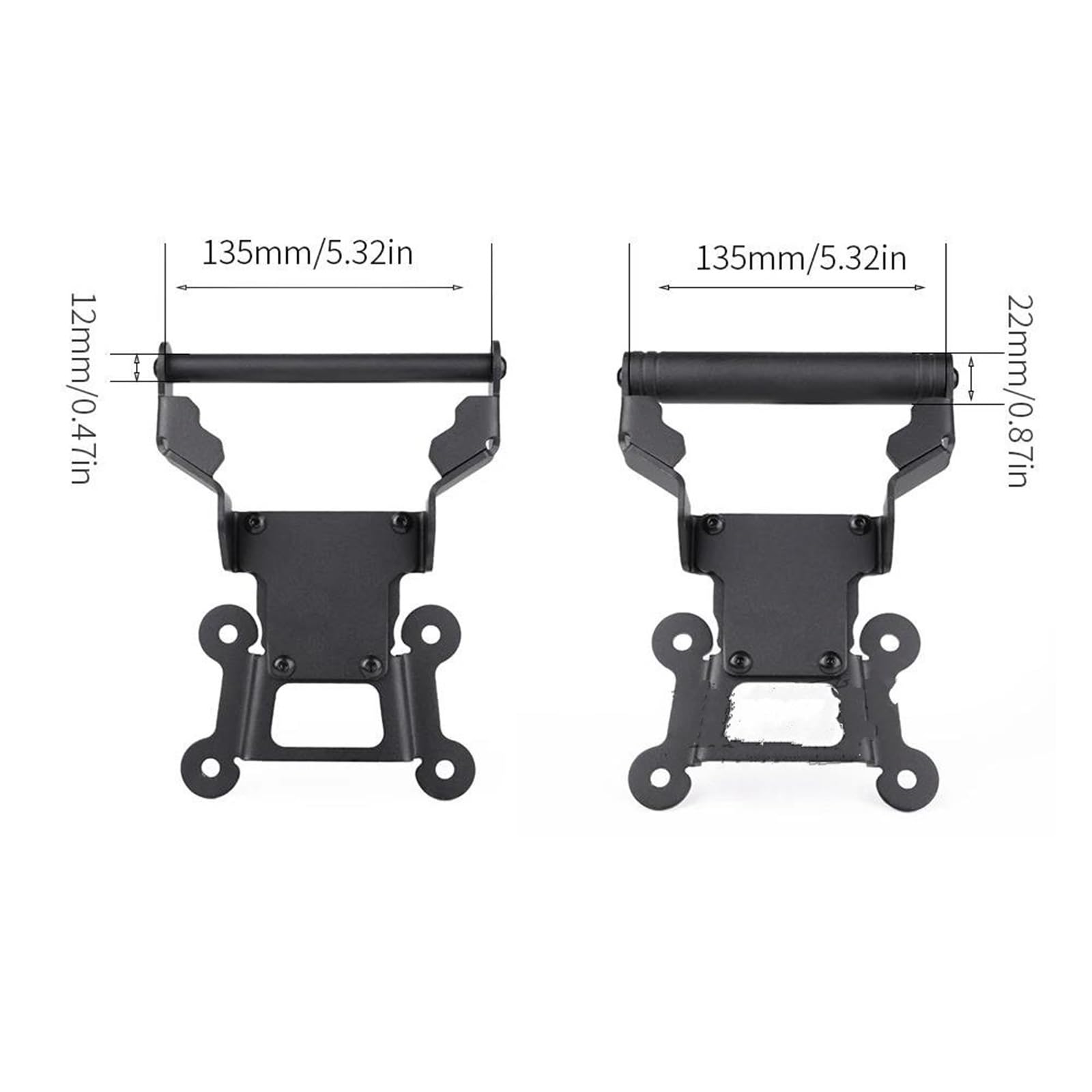 Support De Navigation Support De Navigation GPS Moto pour Voge Valico 625 DSX625 DS625X 2025 Smartphone 22 Mm X 12 Mm pour Barre Transversale - Adaptateur