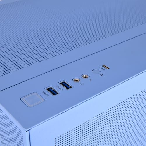 Image of Thermaltake View 380 TG ARGB Hydrangea Blue ATX Case; 4x120mm ARGB Fans Included; Supports Hidden-Connector Motherboard; Front & Side Dual Tempered Glass Panel; CA-1Z2-00MFWN-0AZ3 Year Warranty
