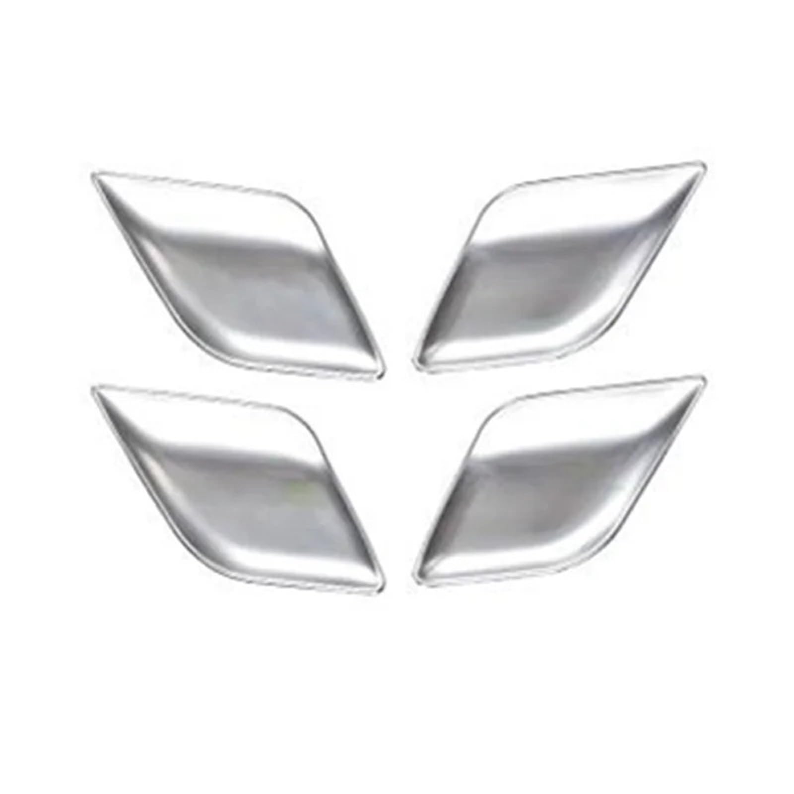 Bqwyedpl A Styling Mouldings Car Door Bowl Sticker Interior Protective Stainless Steel Fit For Mercedes C Class W206 202 Car Door Latch Handle(A)