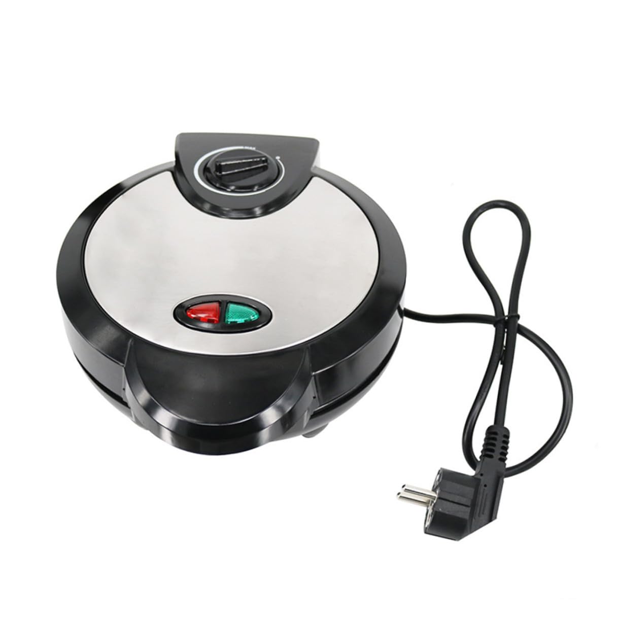 GALPADA Máquina Eléctrica para Hacer Barquillos y Crepes Antiadherente con Base Antideslizante para Uso Doméstico Cocina y Comedor Compacto y Fácil de Operar