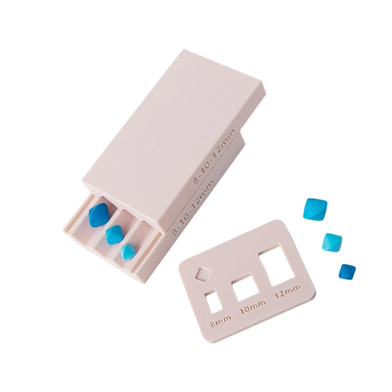 NEWFT 2 Size Diamonds Clay Bead Roller Tool Jewelry Pendant Making Texture for Crafting Jewelry Accessories