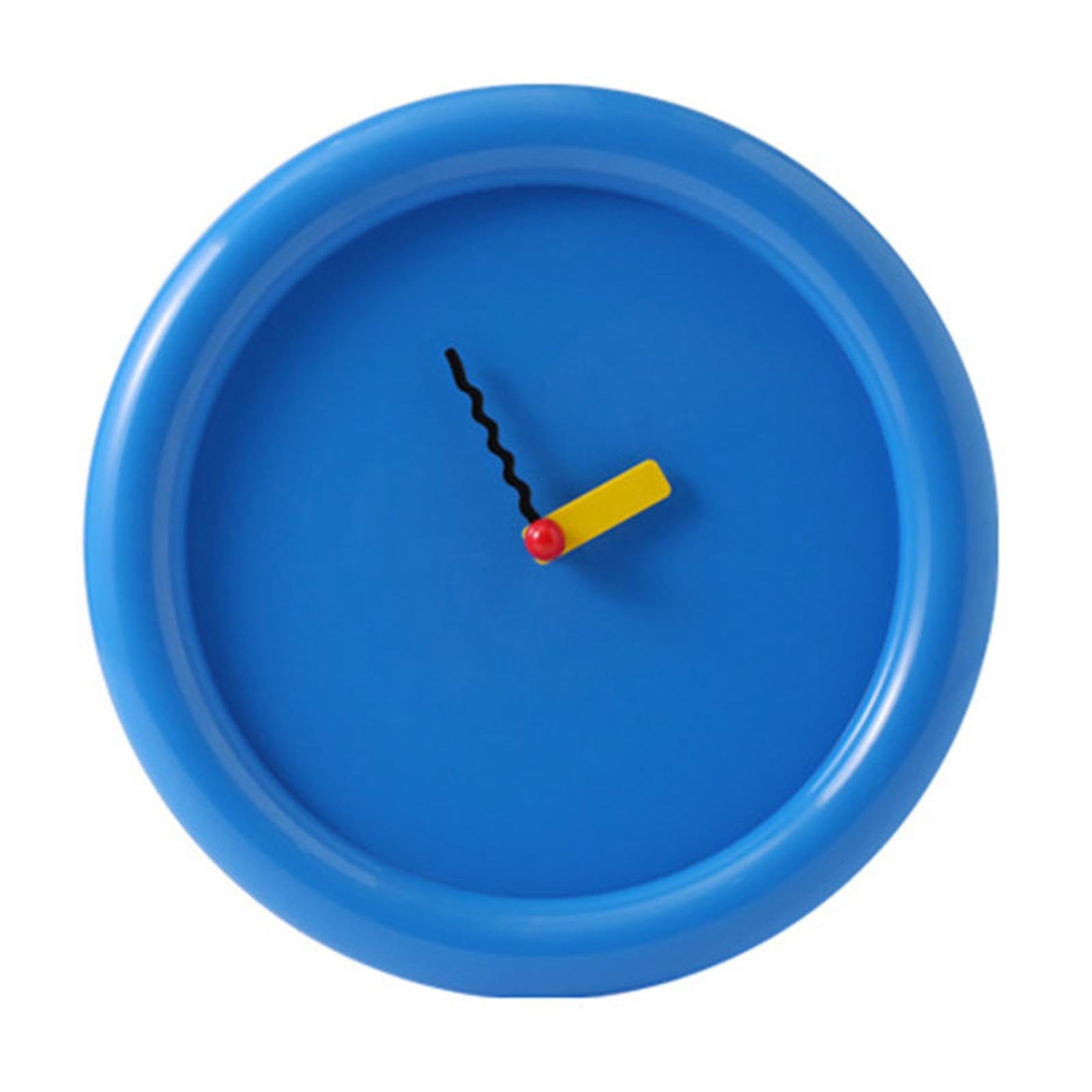 Nucelit Contemporary Bubble Clock with Cream Designs Quiet Movement Wall Table Clock for Adding Fun and Freshnesses to Any Room Quiet Movement