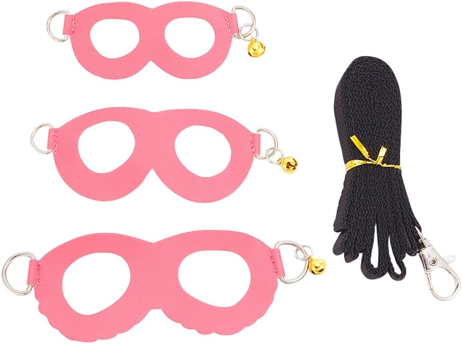 Hamster Harness Belt Traction Rope 3 Sizes Pink Harness Leash Set Small Animal Training Walking Gear Adjustable Traction Ropes Vest for Squirrels Hamsters Rats Gerbils Reptiles Lizards