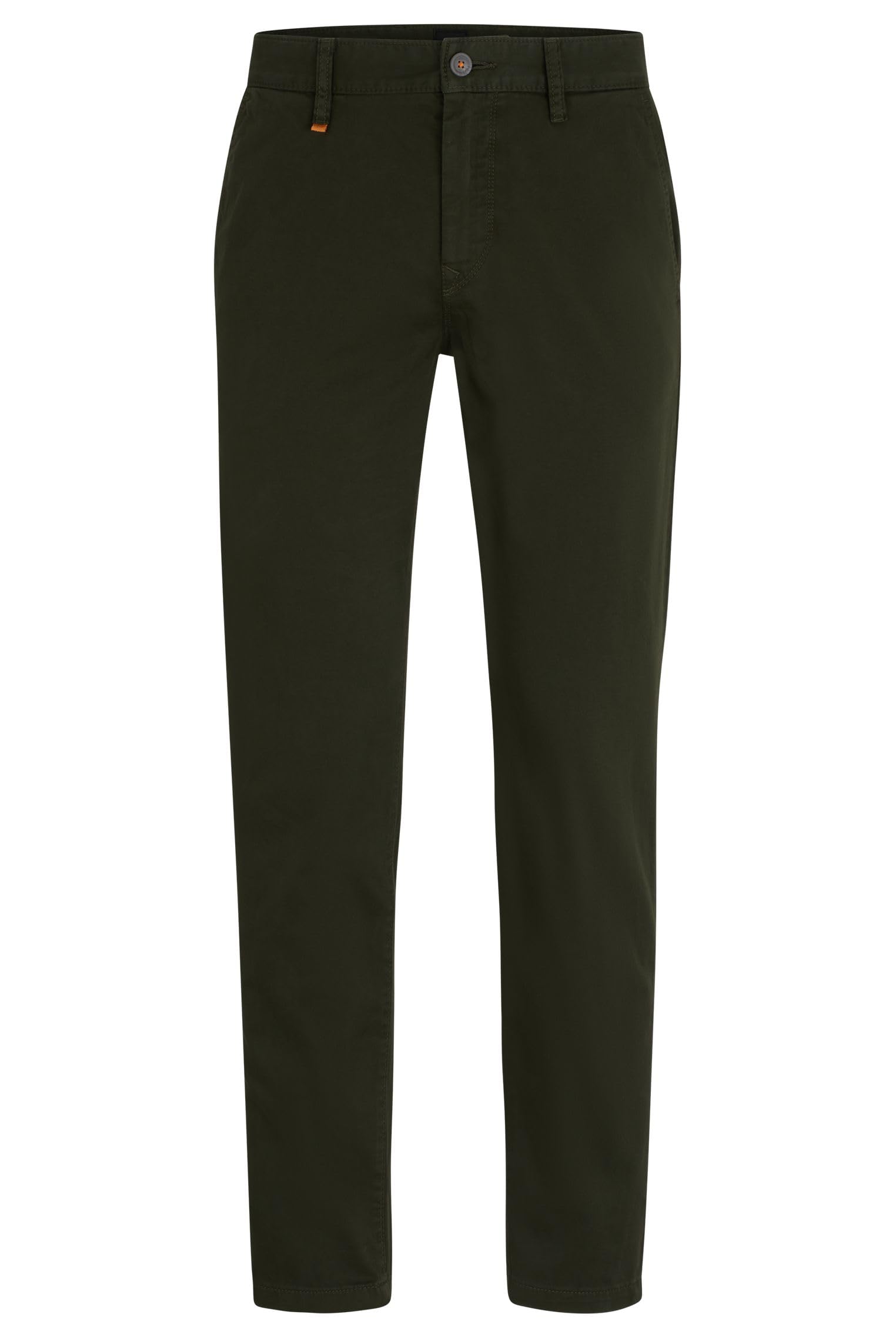 BOSS Men's Schino-Taber-1 D Tapered Fit Chinos, Made of Overdyed Cotton Satin, with Elastane Content