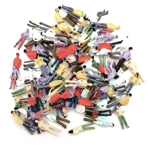 情景コレクション 人形 1:150 スケール 約100体セット 人物 人間フィギュア塗装人 装飾 鉄道模型 建物模型 ジオラマ レイアウト わき役 添景のサムネイル