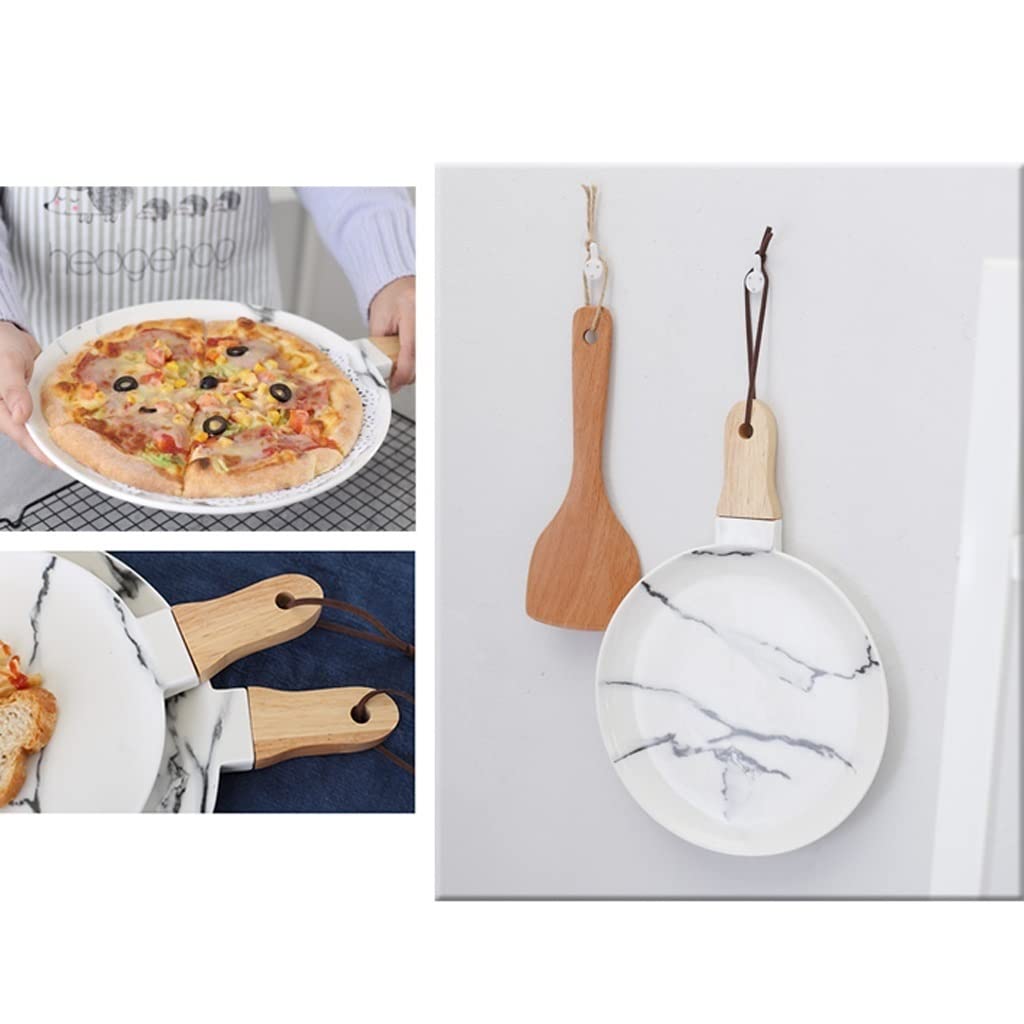 Ramequin Four Pan Céramique Pan Pan Pan Oeuf Tart Pan Rond Pie Pan Cuisinière Pan Cuisson Panza Pan Cuisson Four à Cuire au Four Plat à Four (Size : S)