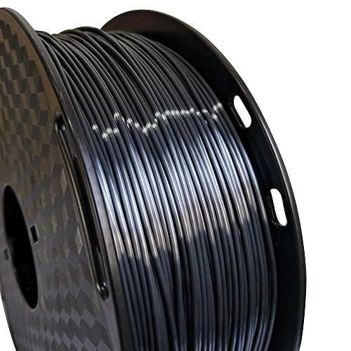 Image of CC3D Silk Black PLA Filament 1.75mm 1KG 3D Printing Filament Silky Black Gloss Shiny Metallic PLA Black 3D Printer Material FDM 3D Printer