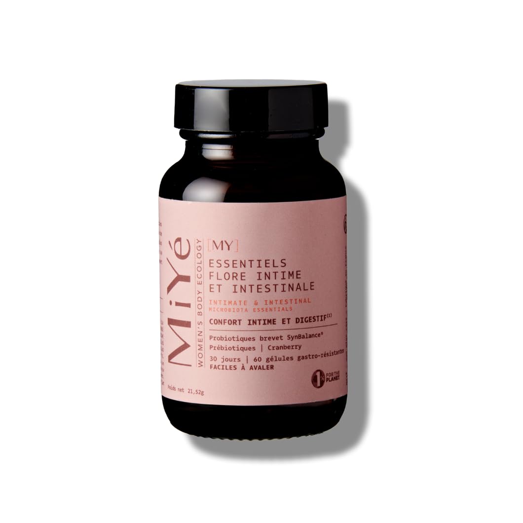 Probiotique flore intestinale & intime Breveté | 4 souches prébiotiques & probio