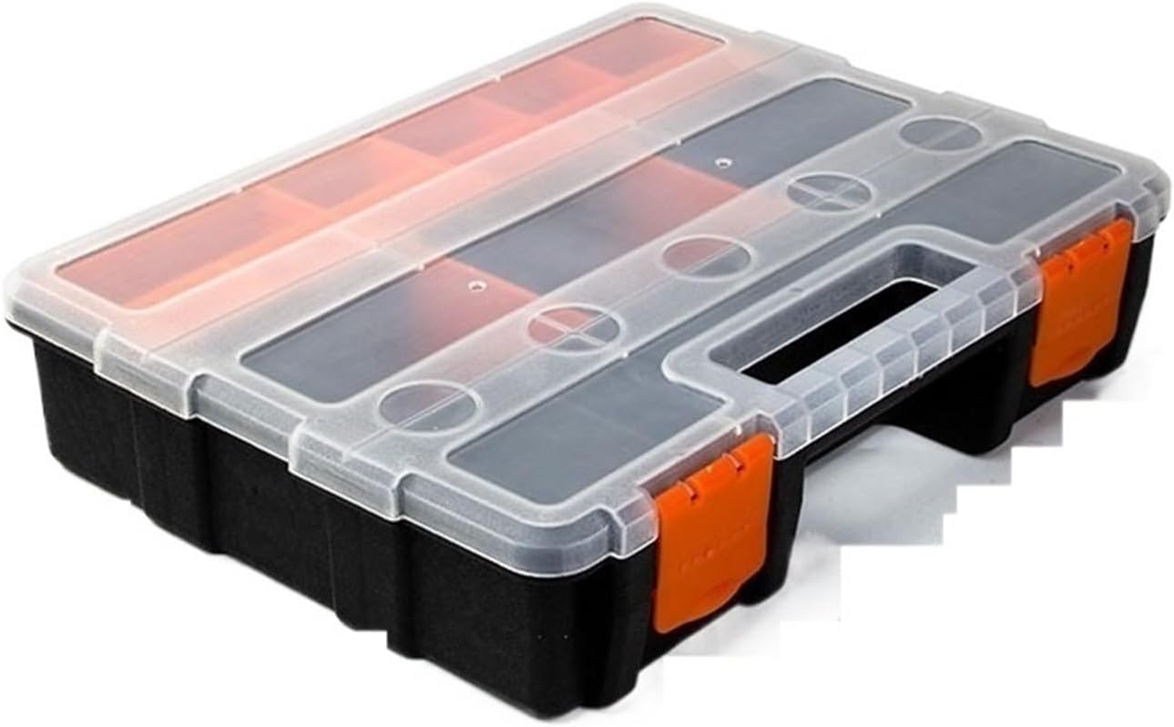 RAHBI Large Capacity Fishing Tackle Box Fishing Accessories Tool Storage Box Fish Hook Lure Fake Bait Box Fishing Supplies Leisurely (Color : Large)