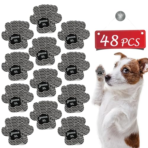 Dog Anti Slip Paw Grips Traction Pads, Dog Paw Protector with Stronger Adhesive, Toe Grips for Dogs from Slipping on Hardwood Floors, Dog Shoes Booties Socks Replacement for Older Dogs