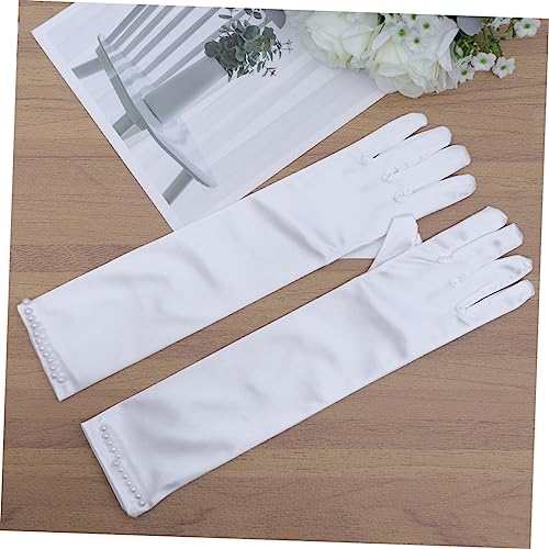 Boys and Girls Dress Gloves Bowknot Dress Gloves for Flower Girl Wedding Easter Halloween Pageant Size l4