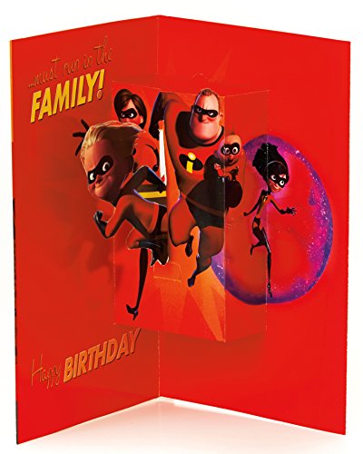 Carlton 605216 - 0-1 Disney The Incredibles auguri...