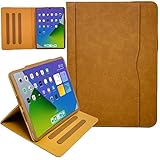 New S-Tech for Apple iPad 2 3 4 Generation Brown Soft Leather Wallet Smart Cover with Sleep / Wake Feature Flip Case