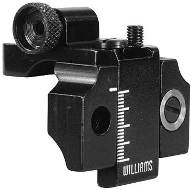 Air Venturi Williams Lightweight 5D-SH Receiver Peep Sight, Black