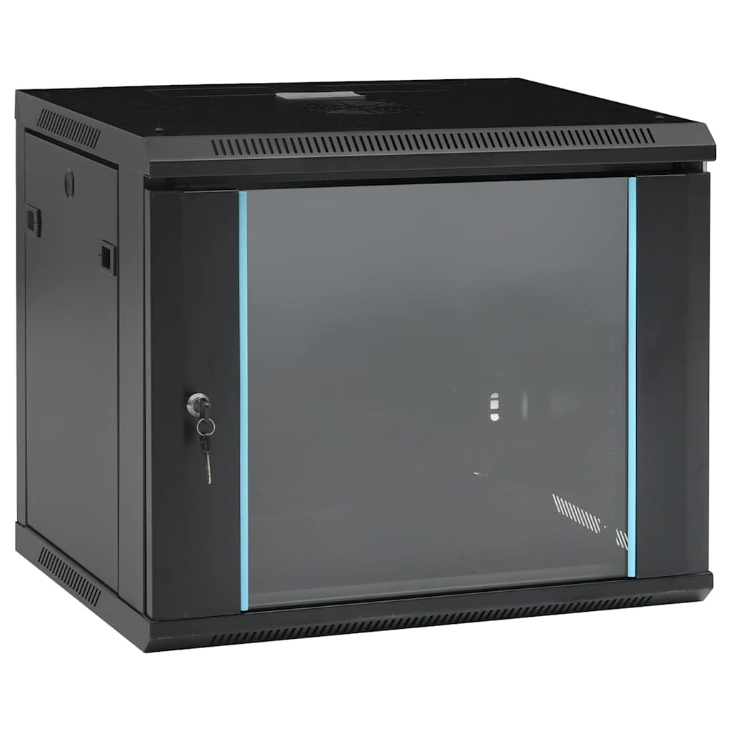 Armadietto di rete 9U, montaggio a parete, 19 pollici, IP20, 600 x