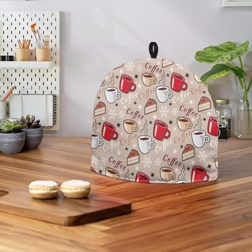Image of Coffee Teapot Cover Tea Cozy for Teapot Insulated Kitchen Accessory Tea Pot Cozy for Keeping Warm Brown Home Decor