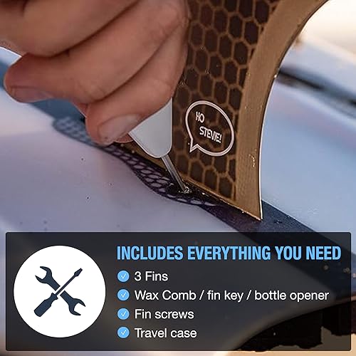 image for Ho Stevie! Thruster Surfboard Fins (3 Fins) - Twin Tab or Single Tab S