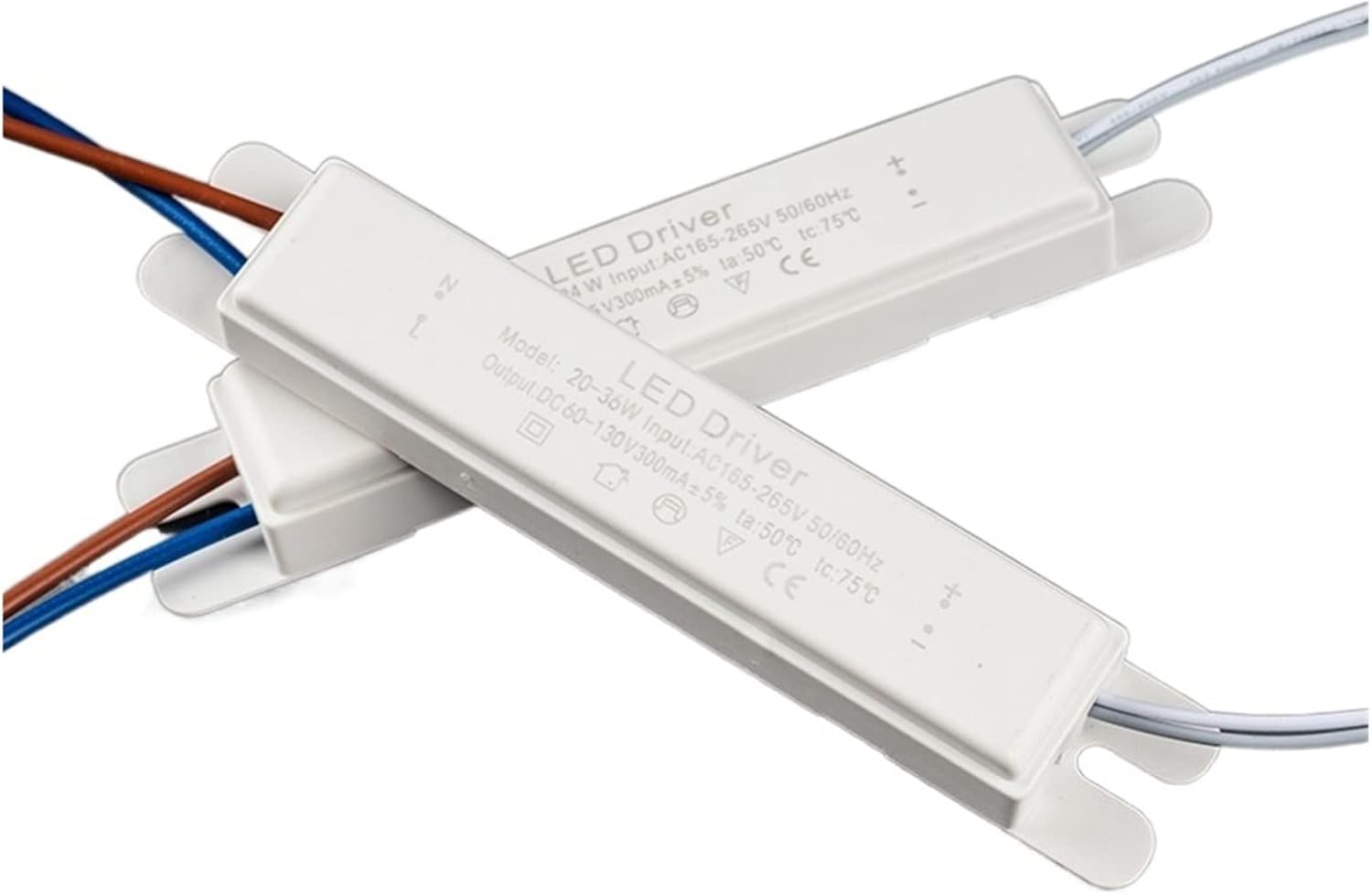 Office Light Source LED Ceiling lamp Monochrome Constant Current Driver Power Supply 24W36W60W Controller(25-40W*2)