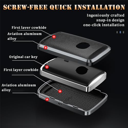 Coque de clé en alliage pour Mazda étui protection Mazda 3 CX-5