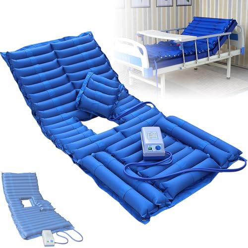 Abnehmbare Dekubitus-Matratze mit leiser Luftpumpe - Wechseldruck für Luftzirkulation, einstellbare