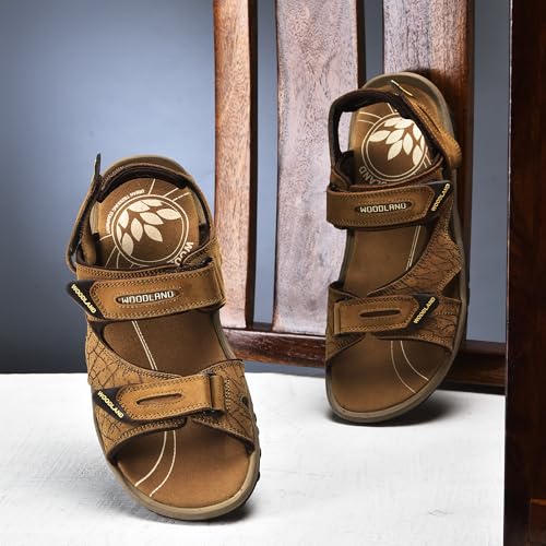 Image of Woodland Men's Leather Sandal