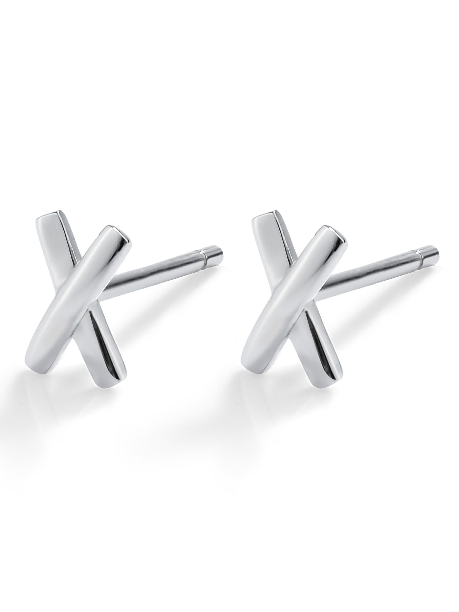 S925 Sterling Silver Earrings, Hypoallergenic Stud for Women &amp; Men