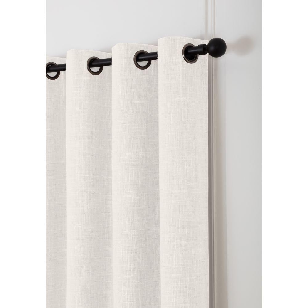 Moondream DecibelControl™ Rideau Anti-Bruit 3en1 | Isolation Phonique | Thermique Hiver+Été | 100% Occultant | Technologie Brevetée | Fabrication UE | Oeillets | Beige MC636 | 130L x 250H cm