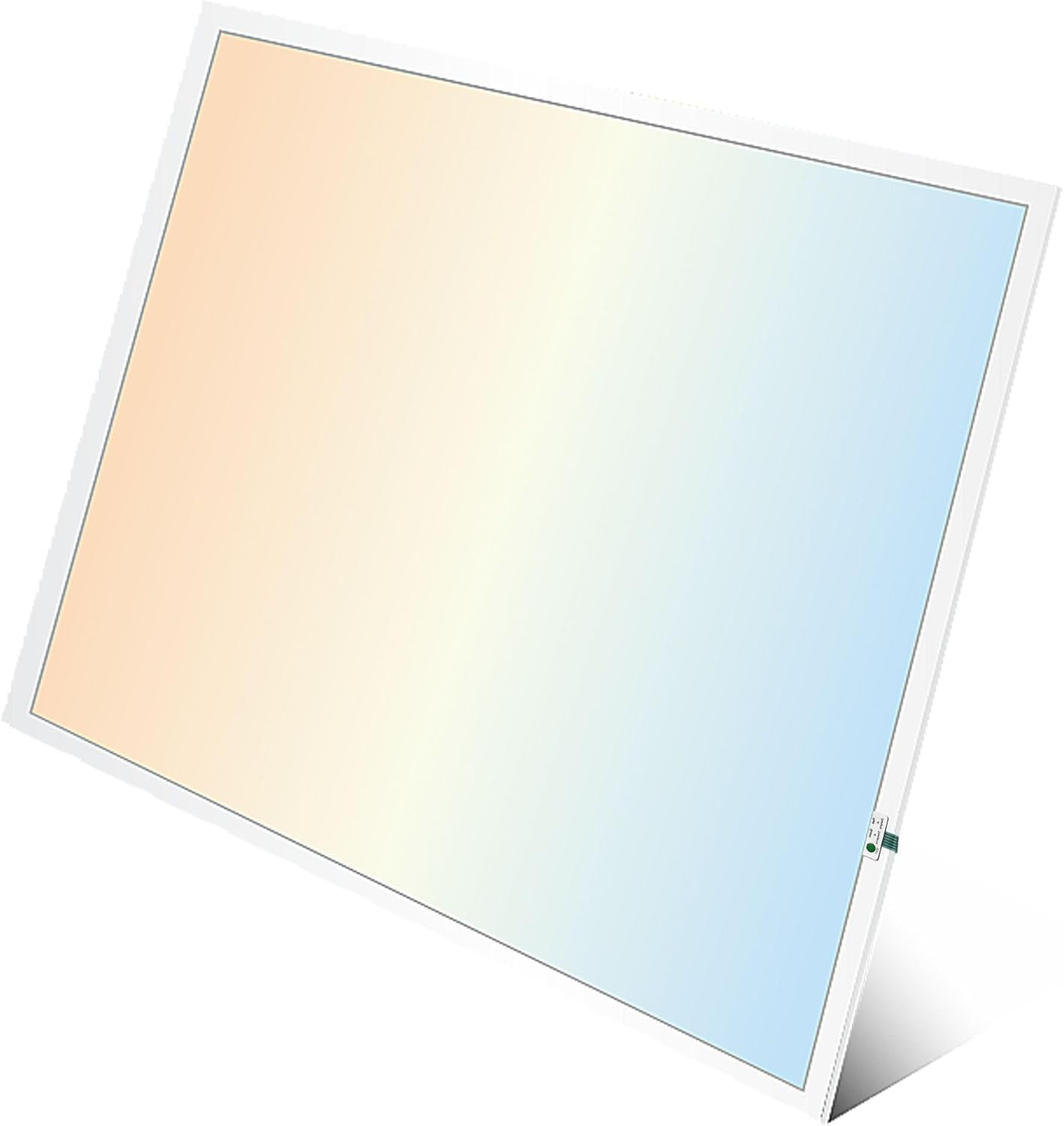 2X2 LED Flat Panel Light Emergency Battery Backup, 40W-3000K/4000K/5000K, 0-10V Dimmable, 4390 Lumens, LED Drop Ceiling Light, 100-277V, DLC and UL