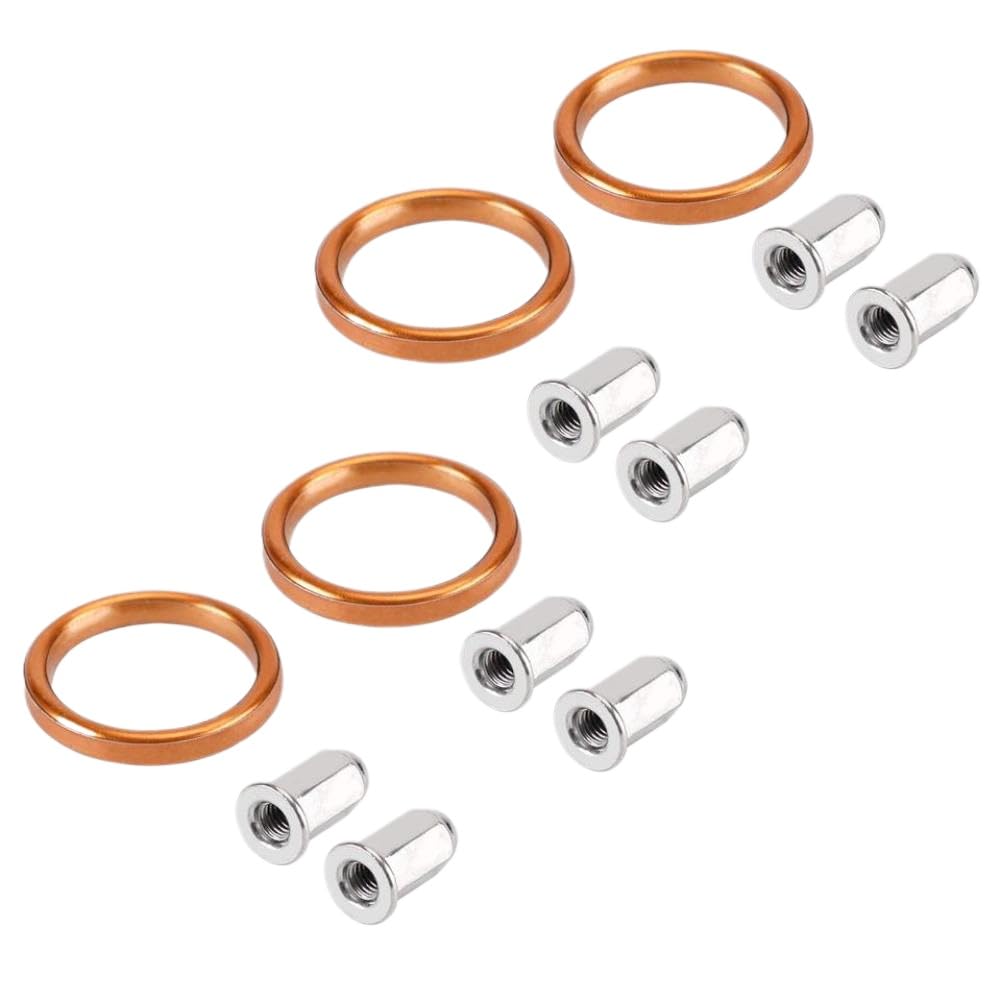 Juntas de escape y tuercas ciegas compatibles con CB500 CB550 VF500 VF700 VF750 VFR750 VFR800