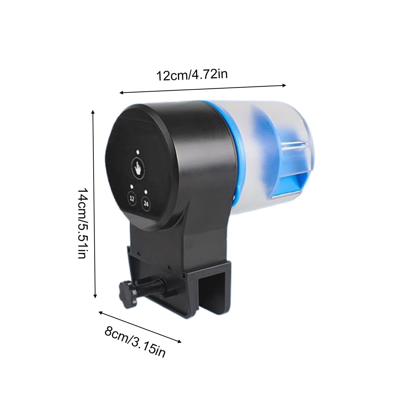 Mangime Automatico per Pesci da Acquario Dispenser Di Cibo Regolabile Di | Mangiatoia Automatica Per Acquario per Betta Tartaruga Laghetto Pesci Koi Casa Ufficio Camera