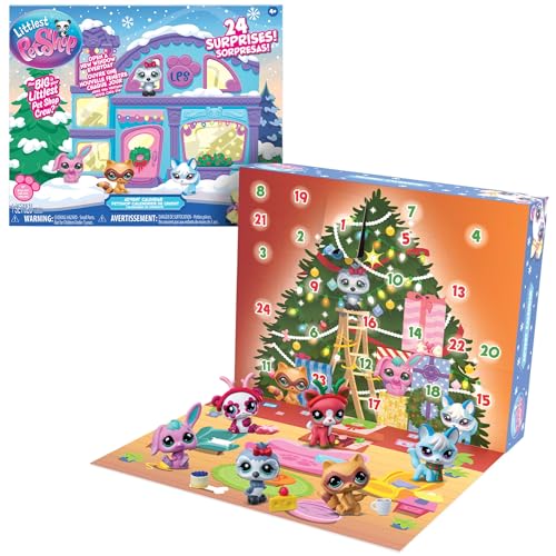Calendário de Advento - BANDAI - Littlest Pet Shop - BF00758 - Edição 2025