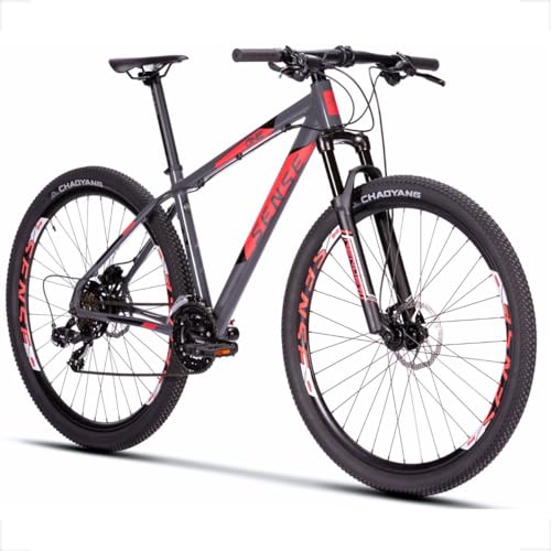 Bicicleta Aro 29 Sense One 2024 Freio Hidráulico 3x7 Velocidades Grafite Rosa (17)