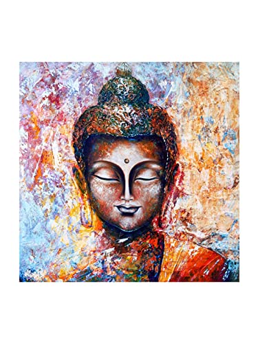 Toile de Bouddha pour habiller un mur vide et apaiser le salon