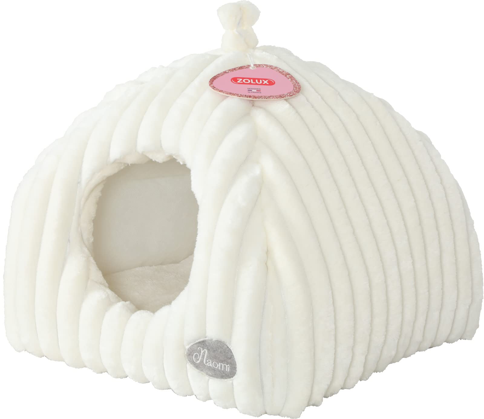 ZoluxNAOMI QUILTED IGLOO BEIGE 40CM - Cat Bedding