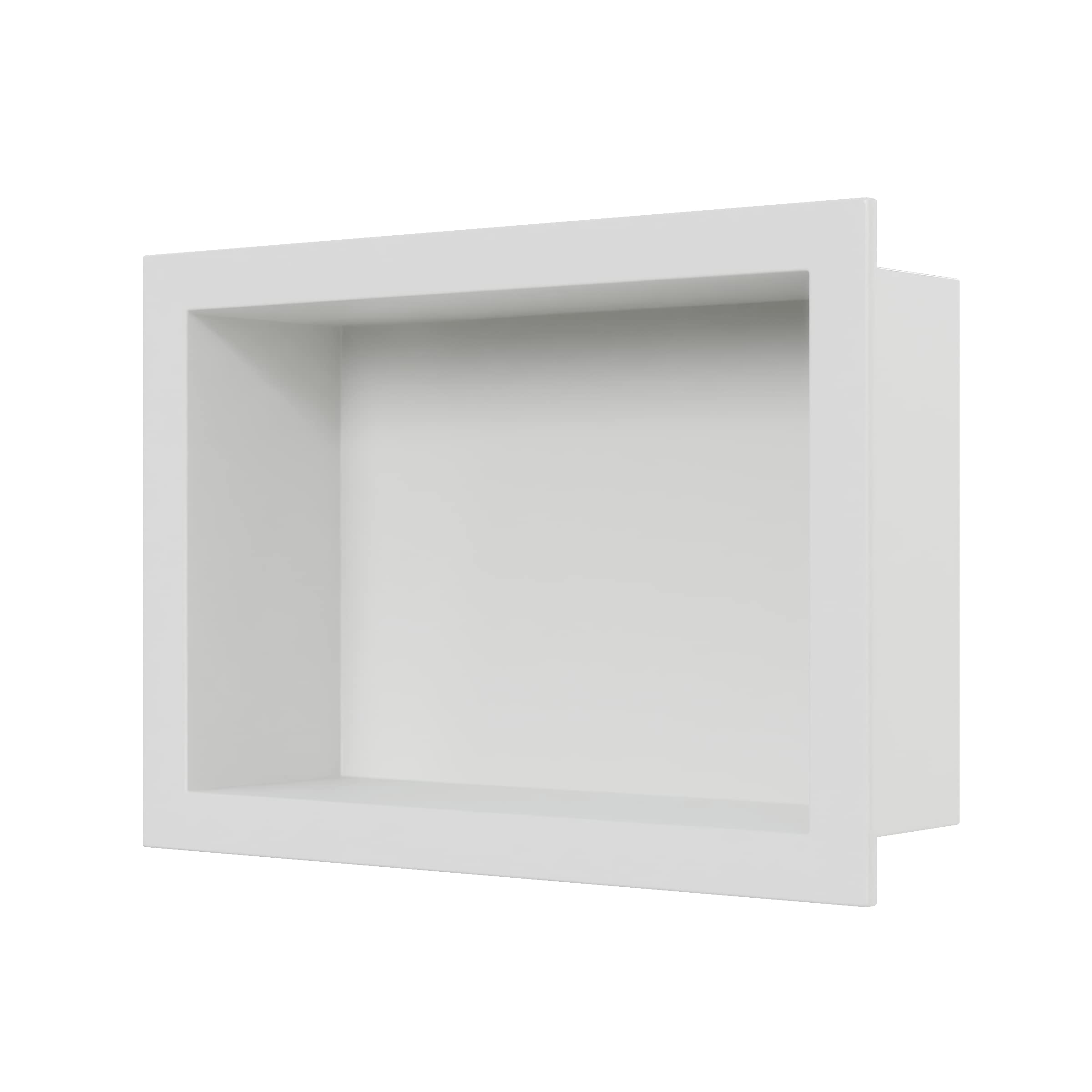 Nicchia Da Parete In Acciaio Inox 30x90x10 Cm - Con Ripiani, Per Bagno Doccia O Vasca, Colore Bianco - Foto 9