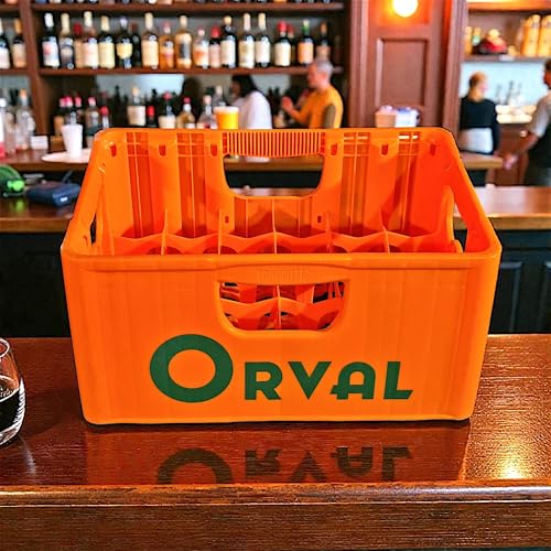 Caja de plástico Orval para 24 botellas de cerveza belga 4
