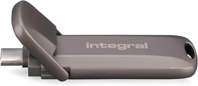 Integral USSD 1TB Turbo-C USB 3.2 Gen 2x2 Metal Flash Drive, Ultra-Fast Portable SSD, Read up to 2,000 MB/s & Write up to 1,800 MB/s Durable Zinc Alloy Design for PC, Laptops & On-the-Go Storage