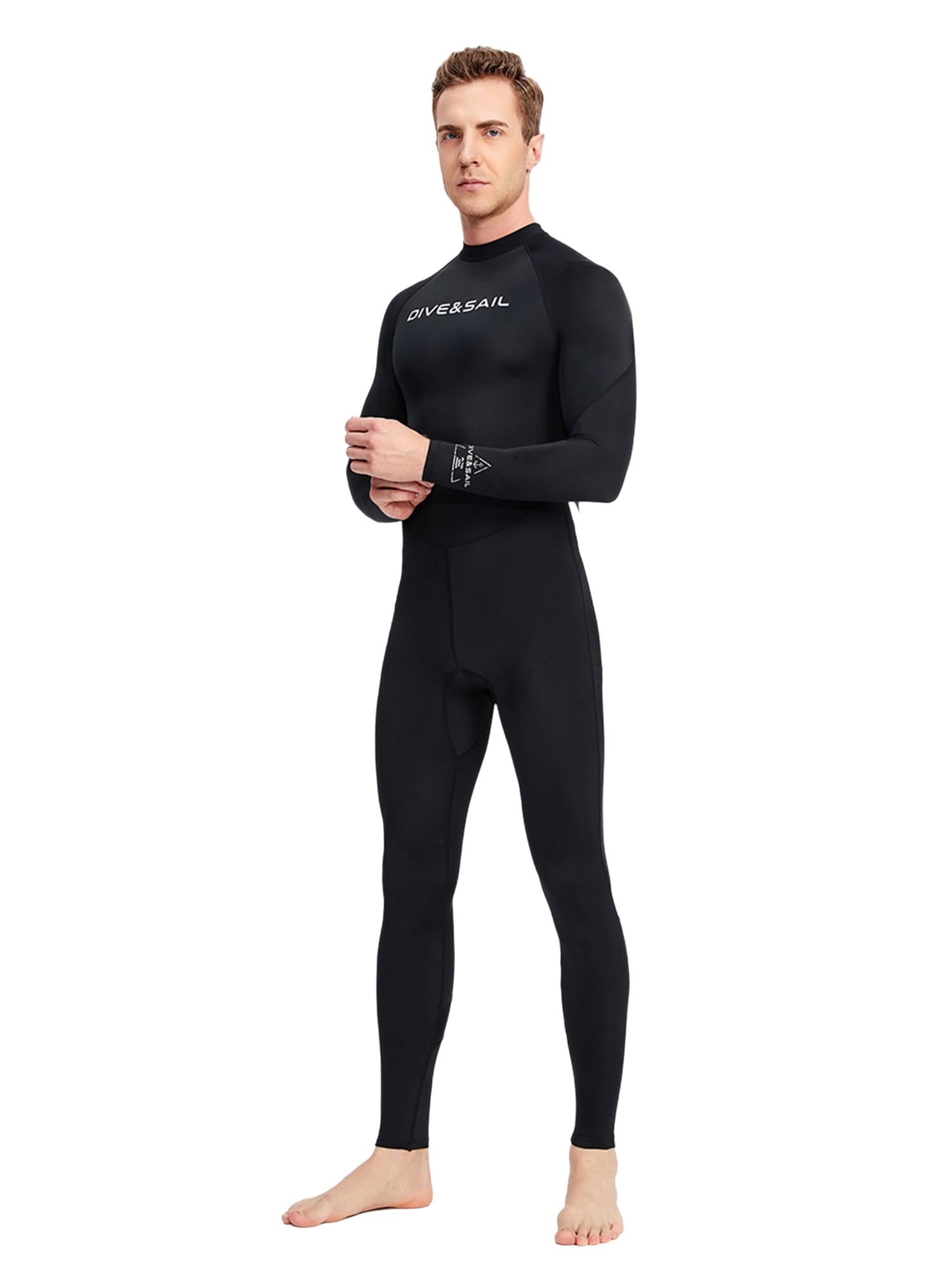 Oyolan Męski strój kąpielowy chroniący przed promieniowaniem UV kombinezon surfingowy kamizelka odporna na zarysowania kombinezon surfingowy dla mężczyzn Scuba Rashguard neoprenowy