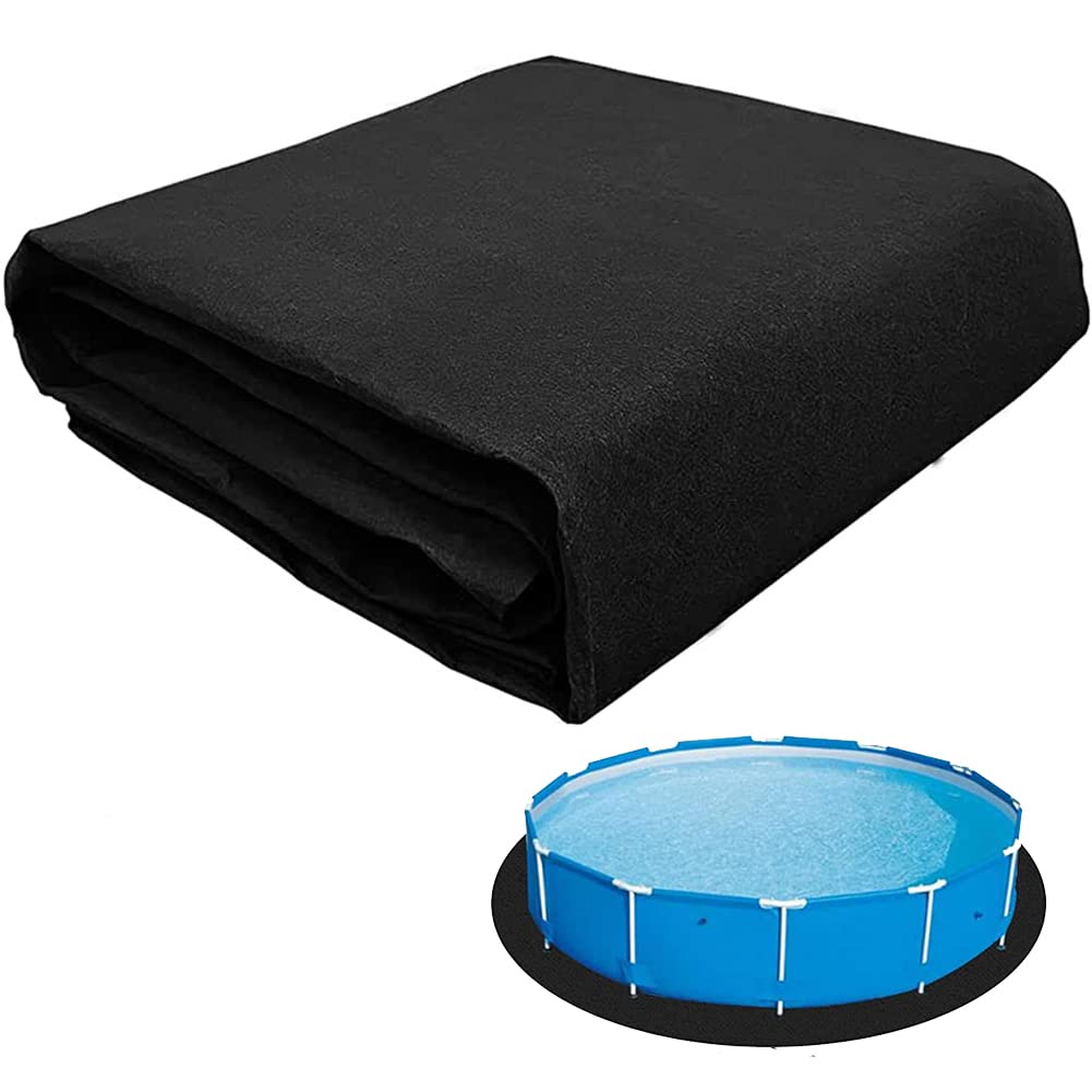 JUDANNA Above Ground Pool Liner Pad, Pool Ground Cloth, 13.12ft/4m Swimming Pool Protector Pad, Pool Ground Mats, Swimming Pool Mat for Protect Above Ground Pool, Round