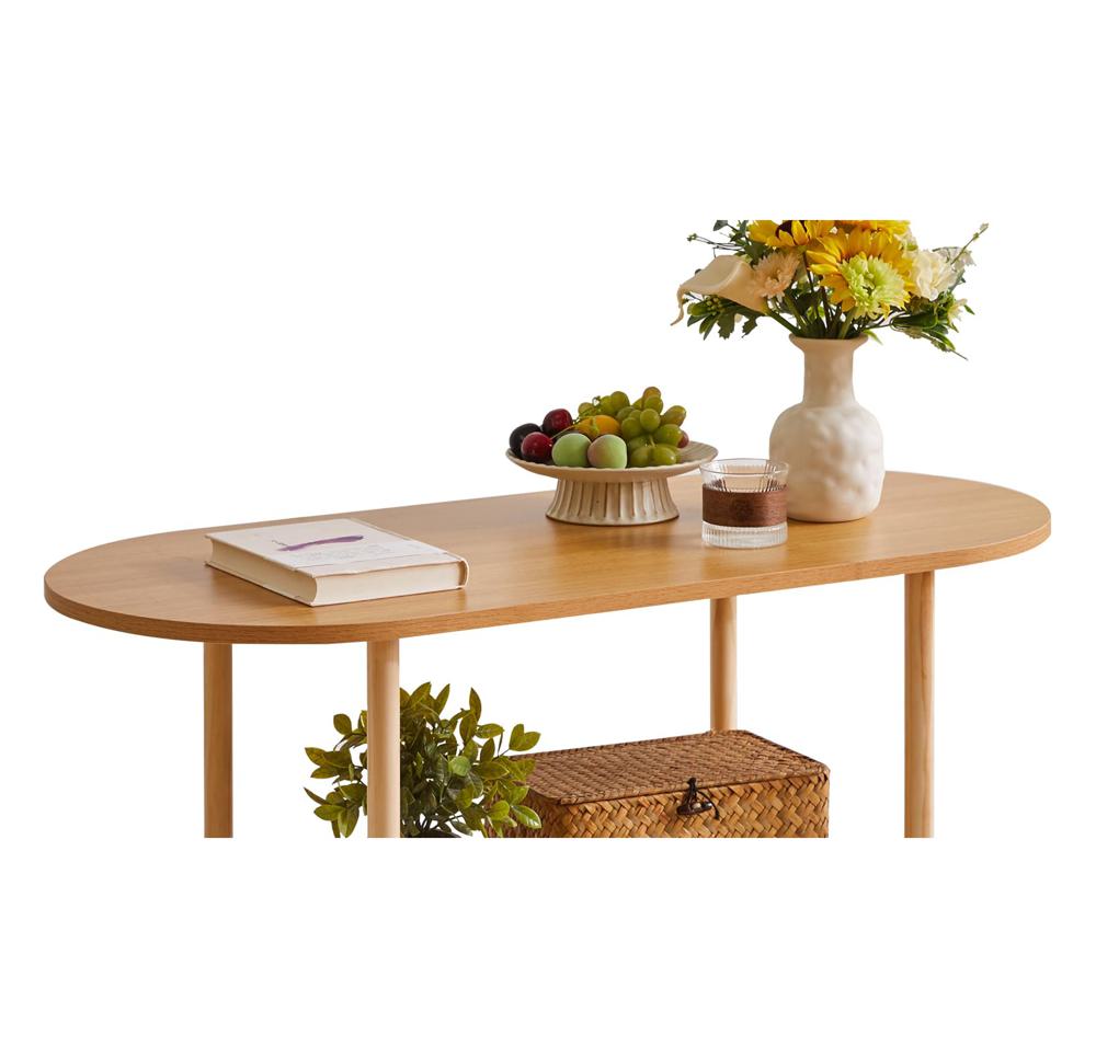Amazon.com: Aibiju Wooden Tea Table Small Coffee Table, 2 Tier