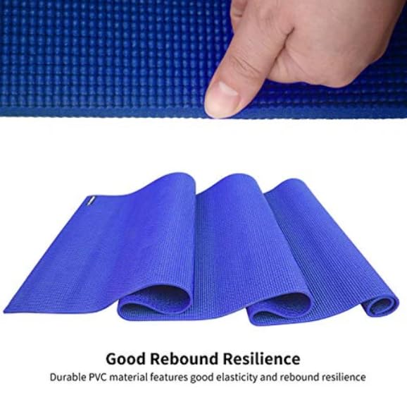 Kmxo Yoga Mat 173×61×0.6cm – Non-Slip 6mm Thick Exercise Mat with Free Carry Bag – Fitness Mat for Home Gym, Pilates, Floor Workouts, Stretching & Travel Use - Image 4
