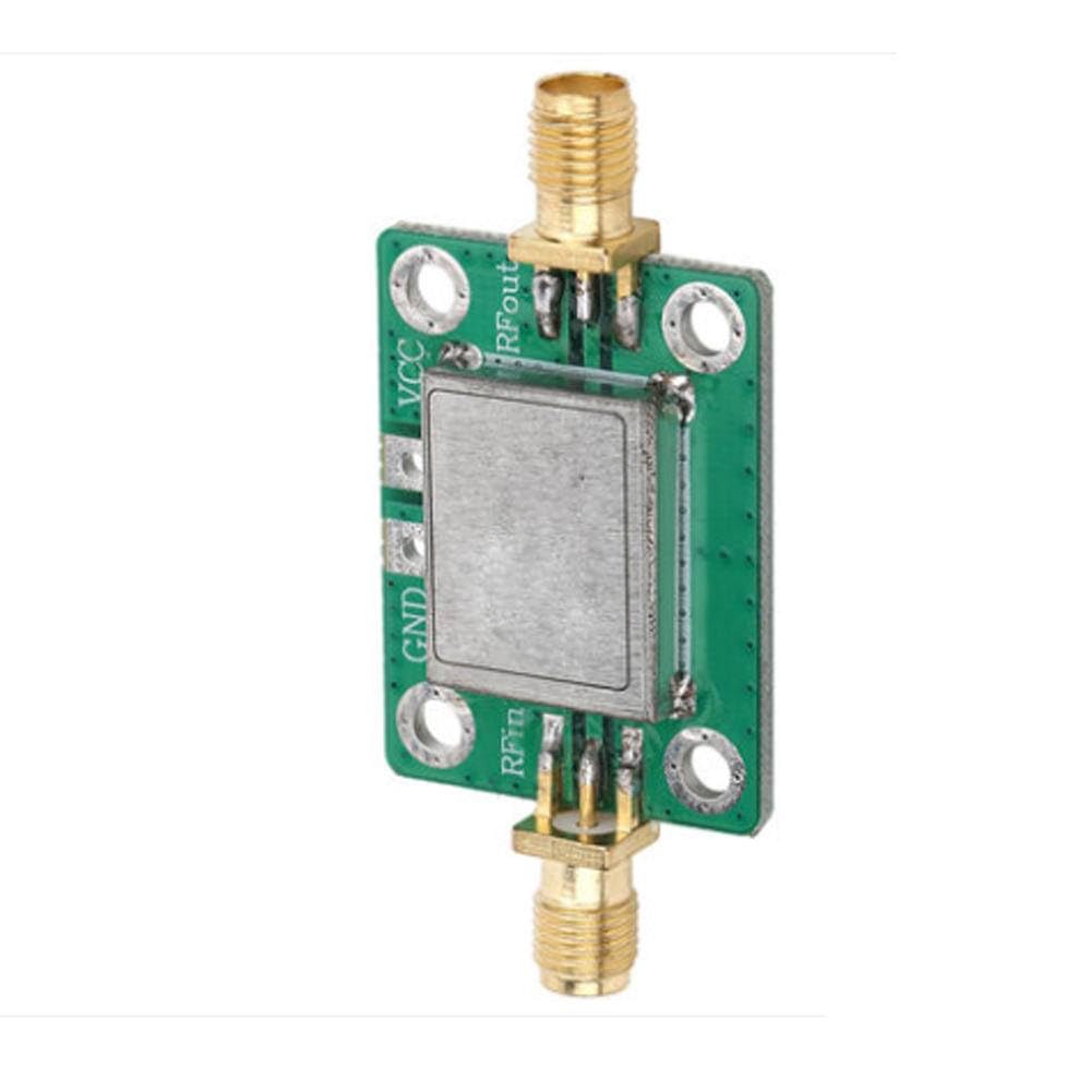 5-3500MHz Broadband 20 dB High Gain LNA Low Noise RF Module Ham Radio with Shielding Shell for Shortwave FM TV Audio