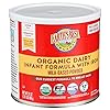 Earth's Best Organic Baby Formula for Babies 0-12 Months, Powdered Dairy Infant Formula with Iron, Omega-3 DHA, and Omega-6 ARA, 21 oz Formula Container