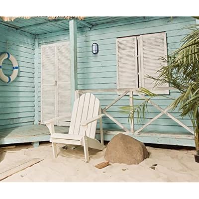 CORAMDEO Outdoor 8.5” Oval LED Nautical Bulkhead Light, Flush Mount for Wall or Ceiling, Wet Location, 75W of Light, 800…