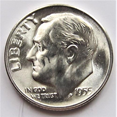 1955 S Roosevelt 90% Silver Dime Brilliant Uncirculated