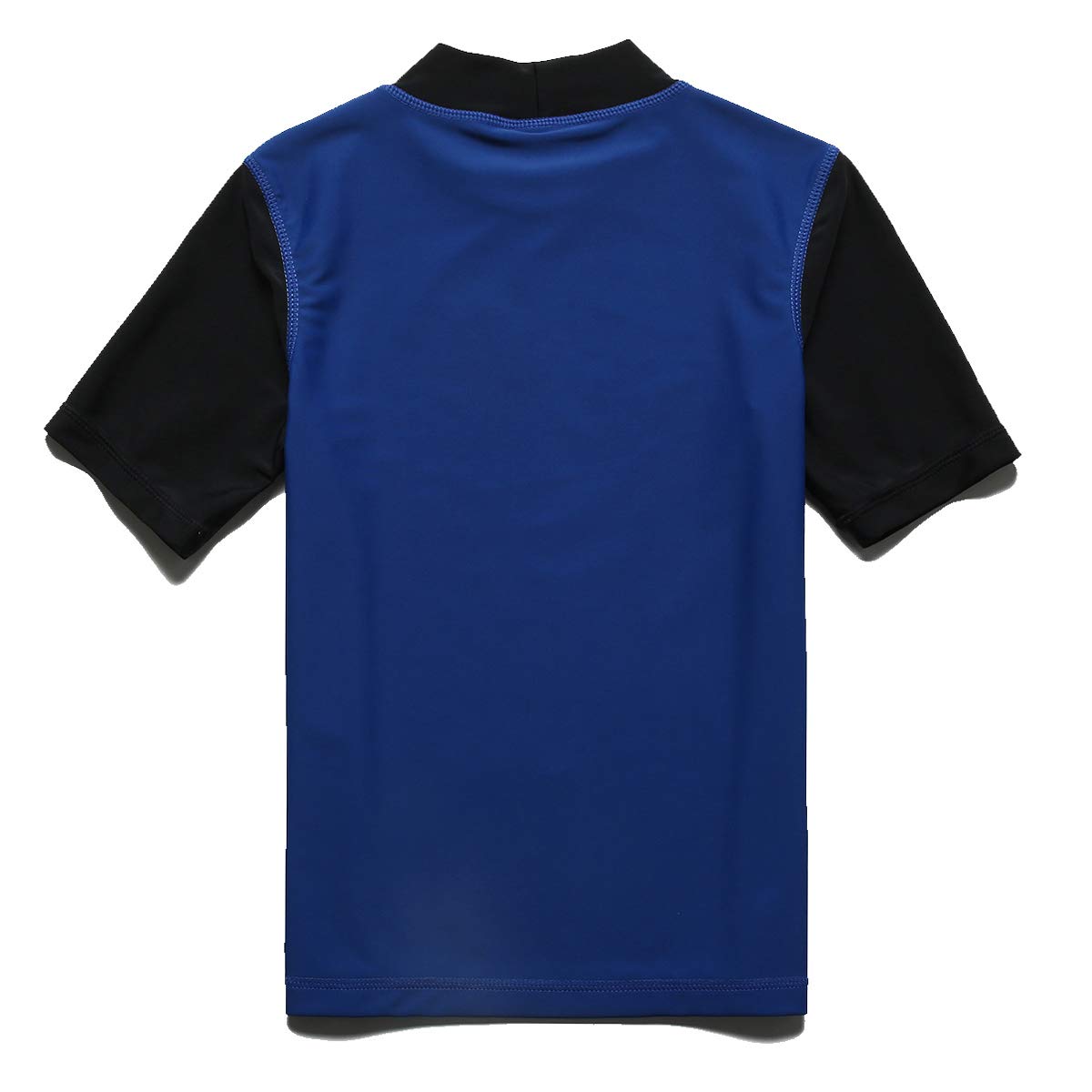 PHIBEE Boys' Short Sleeve Rash Guard Shirt UPF 50+ Sun Protection Swimwear Blue1 10